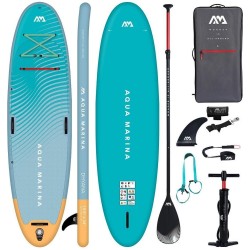 Σανίδα SUP Aqua Marina Dhyana Yoga Φουσκωτή 3.36m Τιρκουάζ