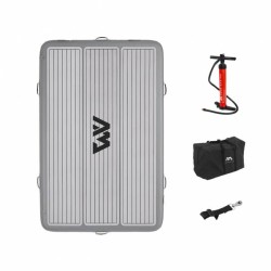 Φουσκωτή Πλατφόρμα Θαλάσσης 250x160x15cm ISLAND+ PLUS, AQUA MARINA 28286