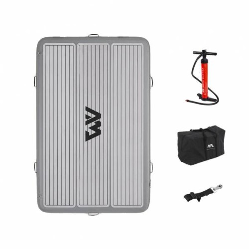 Φουσκωτή Πλατφόρμα Θαλάσσης 250x160x15cm ISLAND+ PLUS, AQUA MARINA 28286